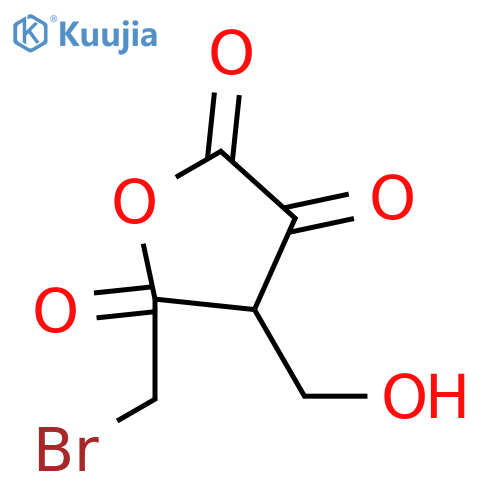 2,3-Furandione,4-(2-bromoacetyl)dihydro- structure