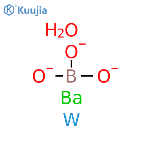 dibarium bis[orthoborato(3-)]hexacosaoxononawolframate(4-) structure