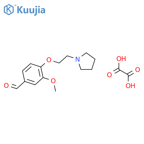 3-Methoxy-4-2-(1-pyrrolidinyl)ethoxybenzaldehyde Hydrochloride structure
