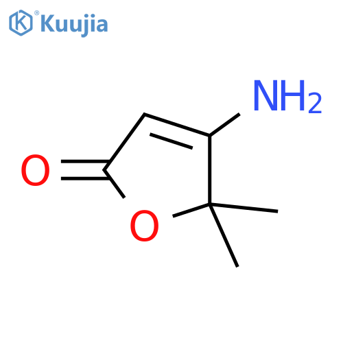 4-Amino-5,5-dimethylfuran-2(5H)-one structure
