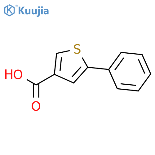5-phenylthiophene-3-carboxylic acid structure