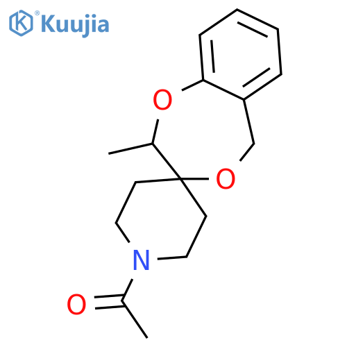 Spiro[5H-1,4-benzodioxepin-3(2H),4'-piperidine], 1'-acetyl-2-methyl- structure