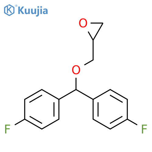 2-{Bis(4-fluorophenyl)methoxymethyl}oxirane structure