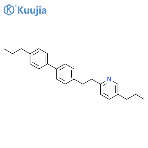 Pyridine, 5-propyl-2-[2-(4'-propyl[1,1'-biphenyl]-4-yl)ethyl]- structure