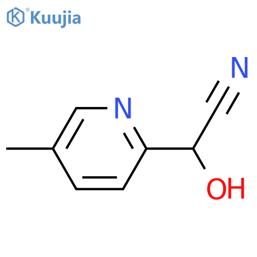 2-Pyridineacetonitrile,a-hydroxy-5-methyl- structure