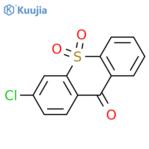 9H-Thioxanthen-9-one, 3-chloro-, 10,10-dioxide structure