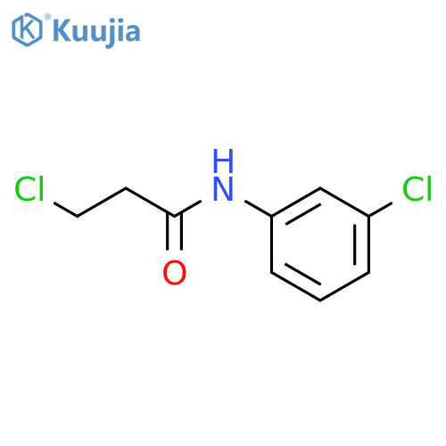 3-Chloro-N-(3-chlorophenyl)propanamide structure