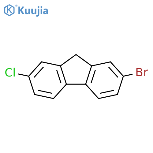 2-bromine-7-chlorinefluorene structure