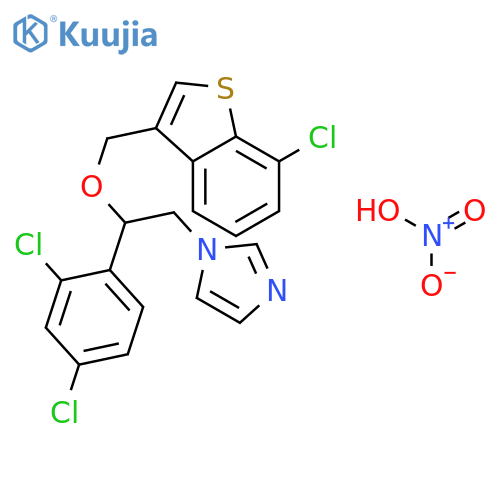 Sertaconazole nitrate structure