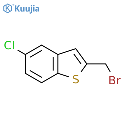 2-(bromomethyl)-5-chloro-1-benzothiophene structure
