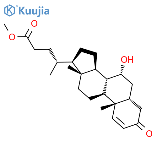 (5β,7α)-7-Hydroxy-3-oxo-chol-1-en-24-oic Acid Methyl Ester structure