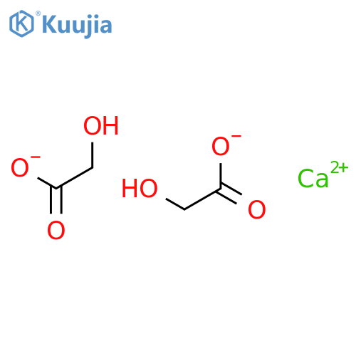 Acetic acid,2-hydroxy-, calcium salt (2:1) structure