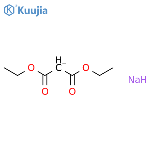 Propanedioic acid, diethyl ester, ion(1-), sodium structure