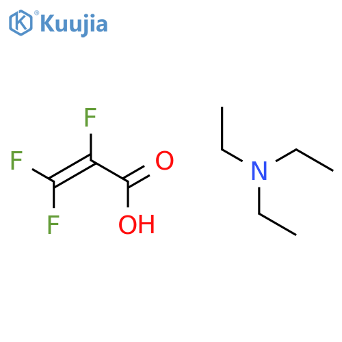 2-Propenoic acid, 2,3,3-trifluoro-, compd. with N,N-diethylethanamine(1:1) structure
