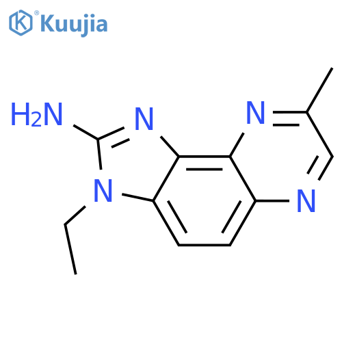 3-ethyl-8-methyl-3H-imidazo[4,5-f]quinoxalin-2-amine structure