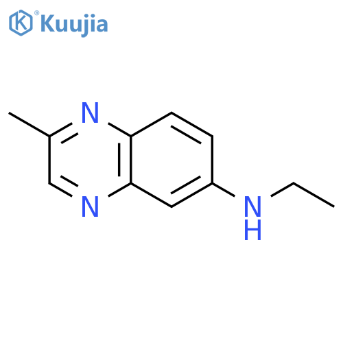 6-Quinoxalinamine,N-ethyl-2-methyl- structure