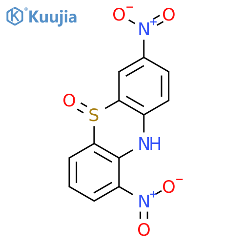 10H-Phenothiazine, 1,7-dinitro-, 5-oxide structure