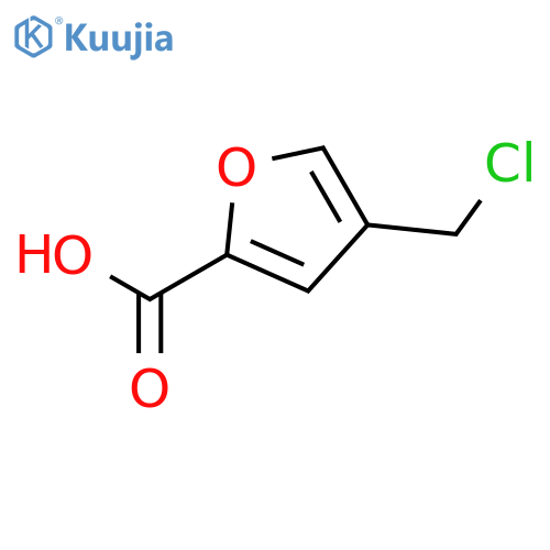2-Furancarboxylic acid, 4-(chloromethyl)- structure