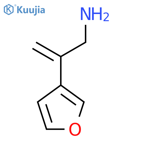 2-(furan-3-yl)prop-2-en-1-amine structure