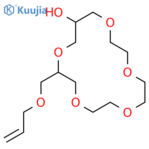 1,4,7,10,13-Pentaoxacyclohexadecan-15-ol, 2-[(2-propenyloxy)methyl]- structure
