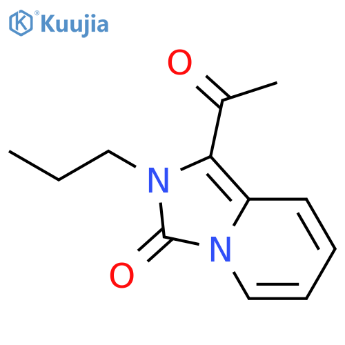 Imidazo[1,5-a]pyridin-3(2H)-one, 1-acetyl-2-propyl- structure