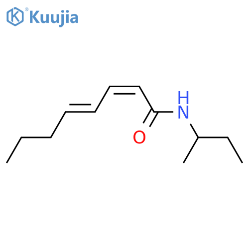 2,4-Octadienoic acid; (2E,4Z)-form, 2-Methylpropylamide structure