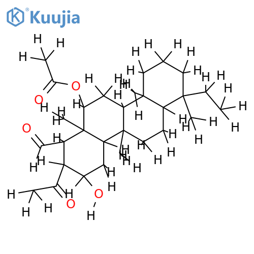 12-alpha-Acetoxy-16beta-hydroxy-20,24-dimethyl-24-oxo-25-scalaranal structure