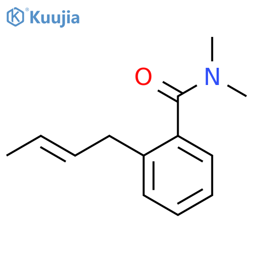 Benzamide, 2-(2-butenyl)-N,N-dimethyl- structure
