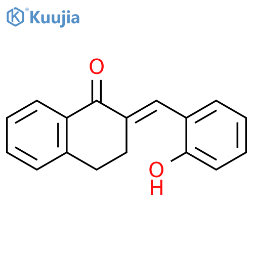2-[(2-hydroxyphenyl)methylidene]-1,2,3,4-tetrahydronaphthalen-1-one structure
