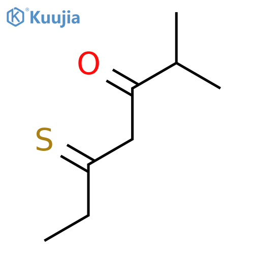 3-Heptanone, 2-methyl-5-thioxo- structure