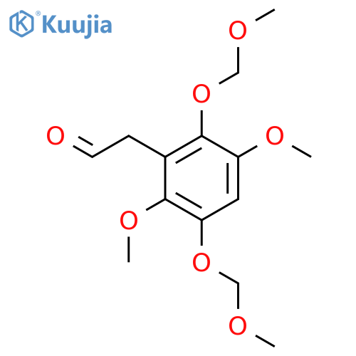 Benzeneacetaldehyde, 2,5-dimethoxy-3,6-bis(methoxymethoxy)- structure