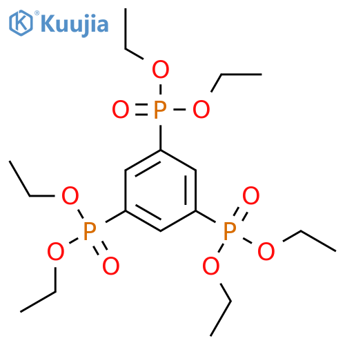 Phosphonic acid, 1,3,5-benzenetriyltris-, hexaethyl ester structure