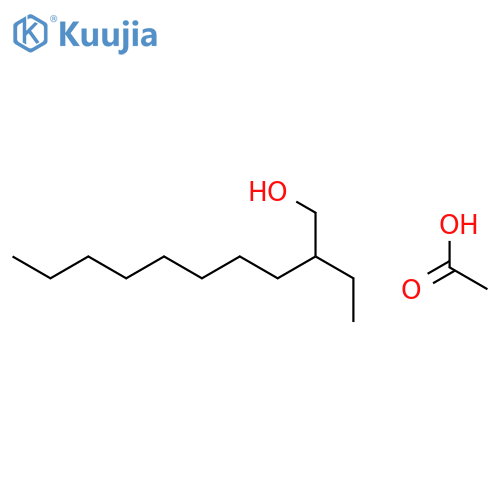 1-Decanol, 2-ethyl-, acetate structure