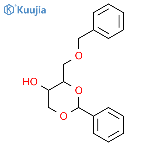 1,3-Dioxan-5-ol, 2-phenyl-4-[(phenylmethoxy)methyl]- structure
