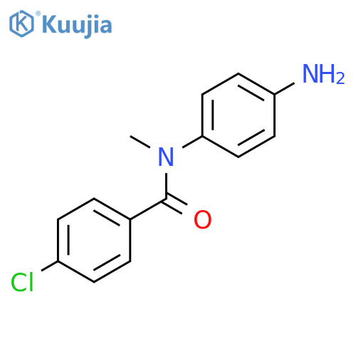N-(4-Aminophenyl)-4-chloro-N-methylbenzamide structure