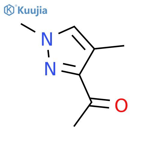 1-(1,4-dimethyl-1H-pyrazol-3-yl)ethan-1-one structure
