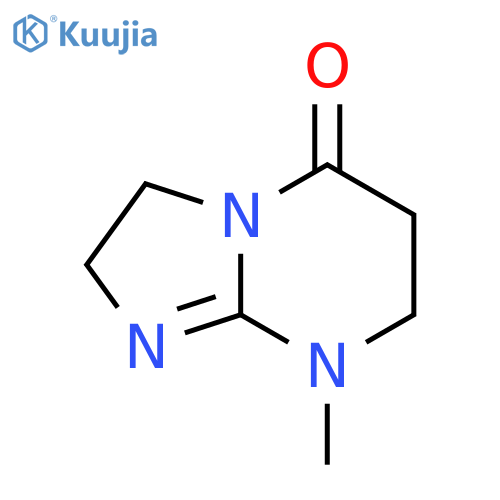 Imidazo[1,2-a]pyrimidin-5(6H)-one, 2,3,7,8-tetrahydro-8-methyl- structure