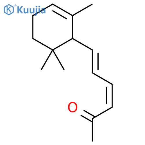 3,5-Hexadien-2-one, 6-(2,6,6-trimethyl-2-cyclohexen-1-yl)-, (Z,E)- structure