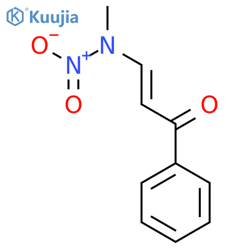 2-Propen-1-one, 3-(methylnitroamino)-1-phenyl-, (E)- structure