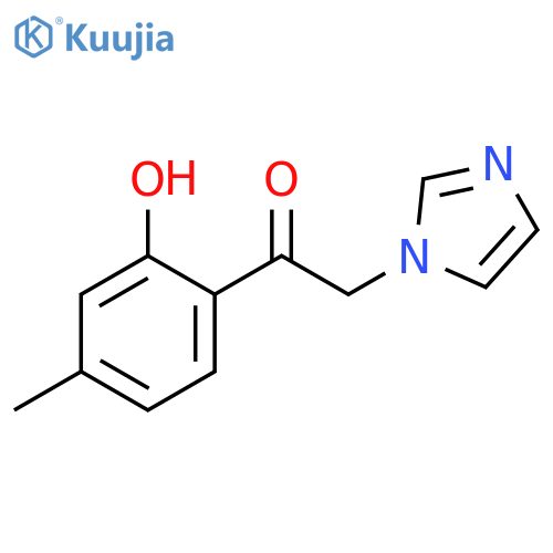 1-(2-hydroxy-4-methylphenyl)-2-(1H-imidazol-1-yl)-Ethanone structure
