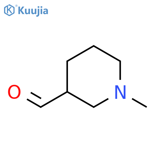1-methyl-3-Piperidinecarboxaldehyde structure