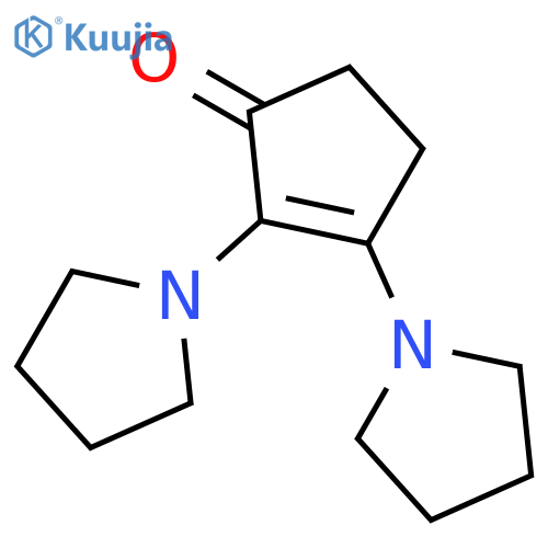 2-Cyclopenten-1-one, 2,3-di-1-pyrrolidinyl- structure