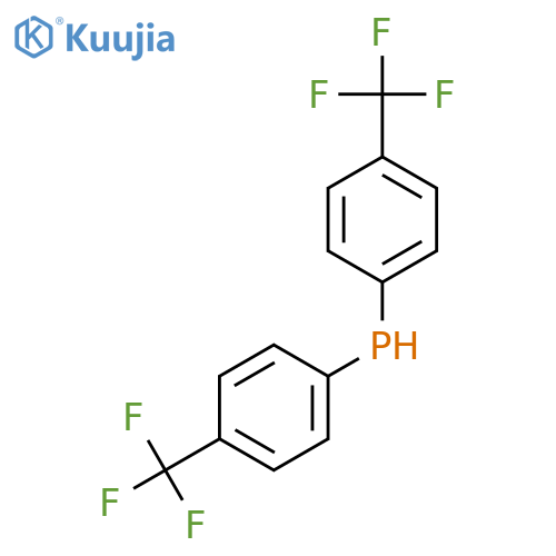 Bis(4-(trifluoromethyl)phenyl)phosphine structure