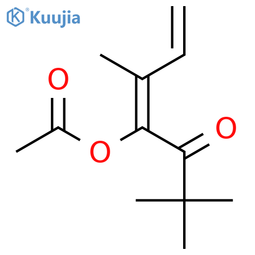 4,6-Heptadien-3-one, 4-(acetyloxy)-2,2,5-trimethyl-, (E)- structure