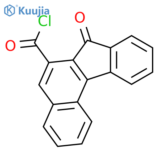 7H-Benzo[c]fluorene-6-carbonyl chloride, 7-oxo- structure
