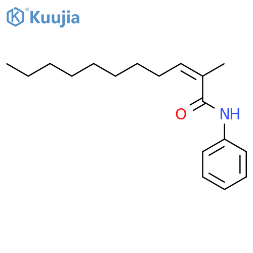 2-Undecenamide, 2-methyl-N-phenyl-, (Z)- structure