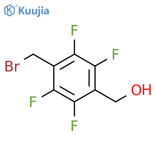 Benzenemethanol, 4-(bromomethyl)-2,3,5,6-tetrafluoro- structure