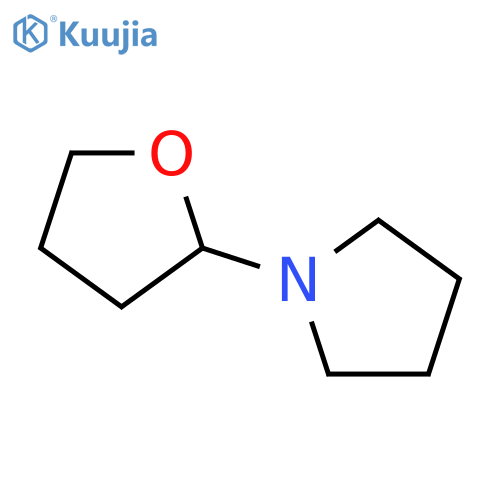 Pyrrolidine, 1-(tetrahydro-2-furanyl)- structure