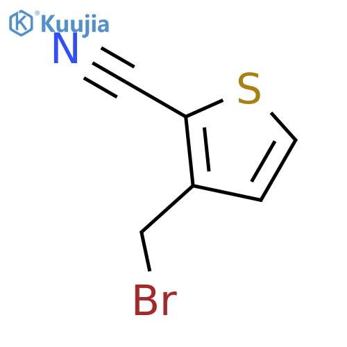 3-(bromomethyl)thiophene-2-carbonitrile structure