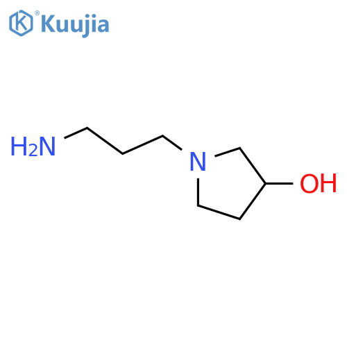 1-(3-aminopropyl)pyrrolidin-3-ol structure